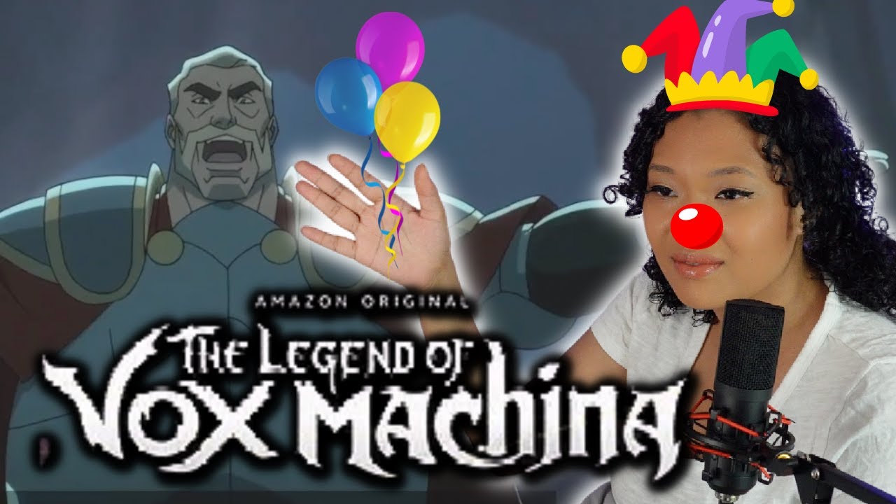 Looking Like a Total Clown Reacting to Legend of Vox Machina Episode 2