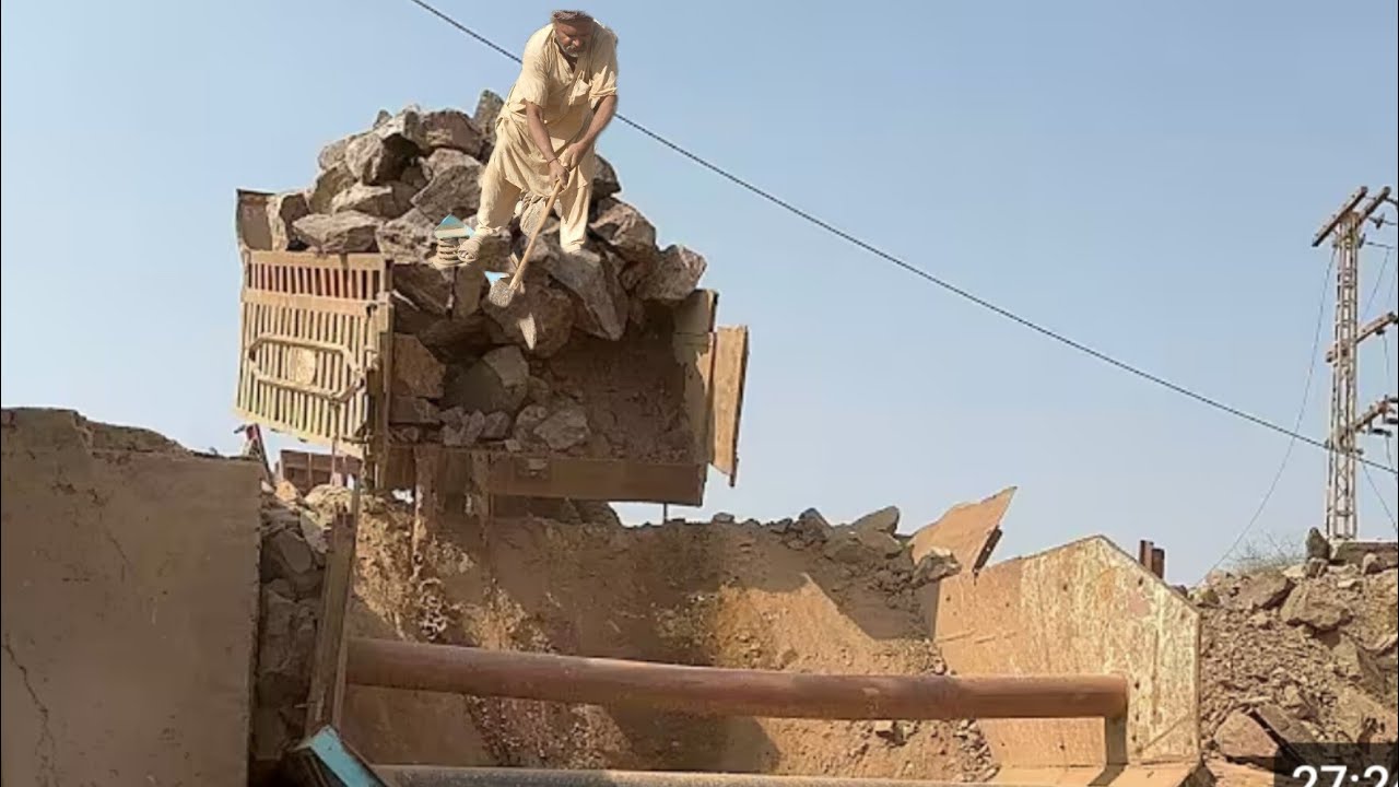 👹"PLAYING with  GIANT Rocks! ASMR Rock QuarryCRUSHING Operations- Primary  Crusher 