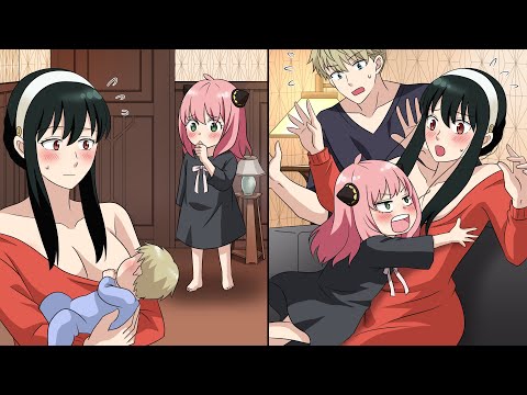 アーニャが赤ちゃん返りを起こしてヨルの母乳にダイブｗアーニャもははのミルク飲んでみたい ロイドとヨルの授乳育児奮闘記 ロイヨル スパイファミリー アニメ 