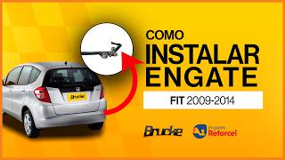Instalação De Engate Honda Fit 2009-2014 Ho1009 Engates Brucke