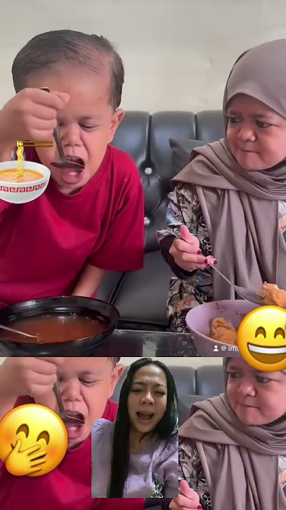 Riko dan ama berebut bakso ?! #makan #funny #foodie #bakso #food
