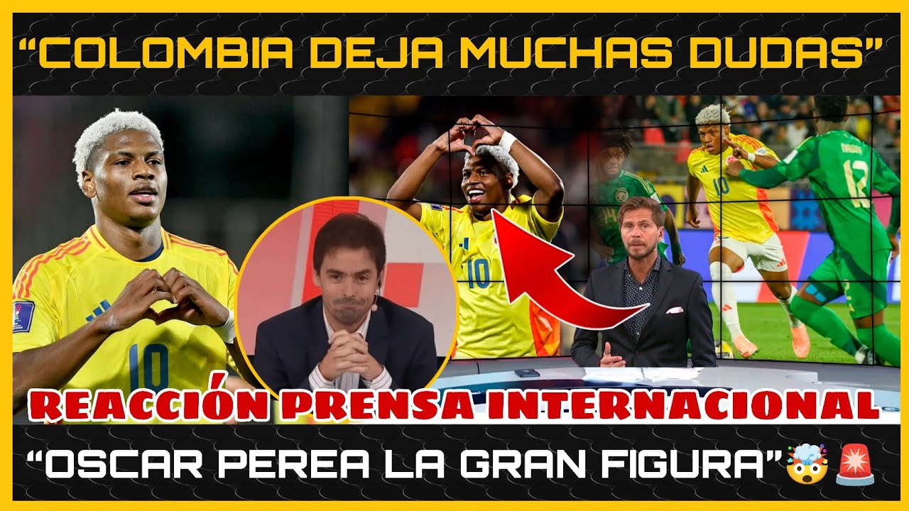 🚨ASÍ REACCIONÓ PRENSA MUNDIAL a VICTORIA de Colombia 1 - 0 Arabia ...