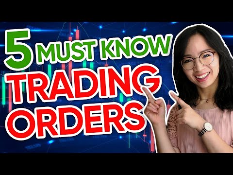 5 Must Know Trading ORDERS (Day Trading for Beginners 2022)