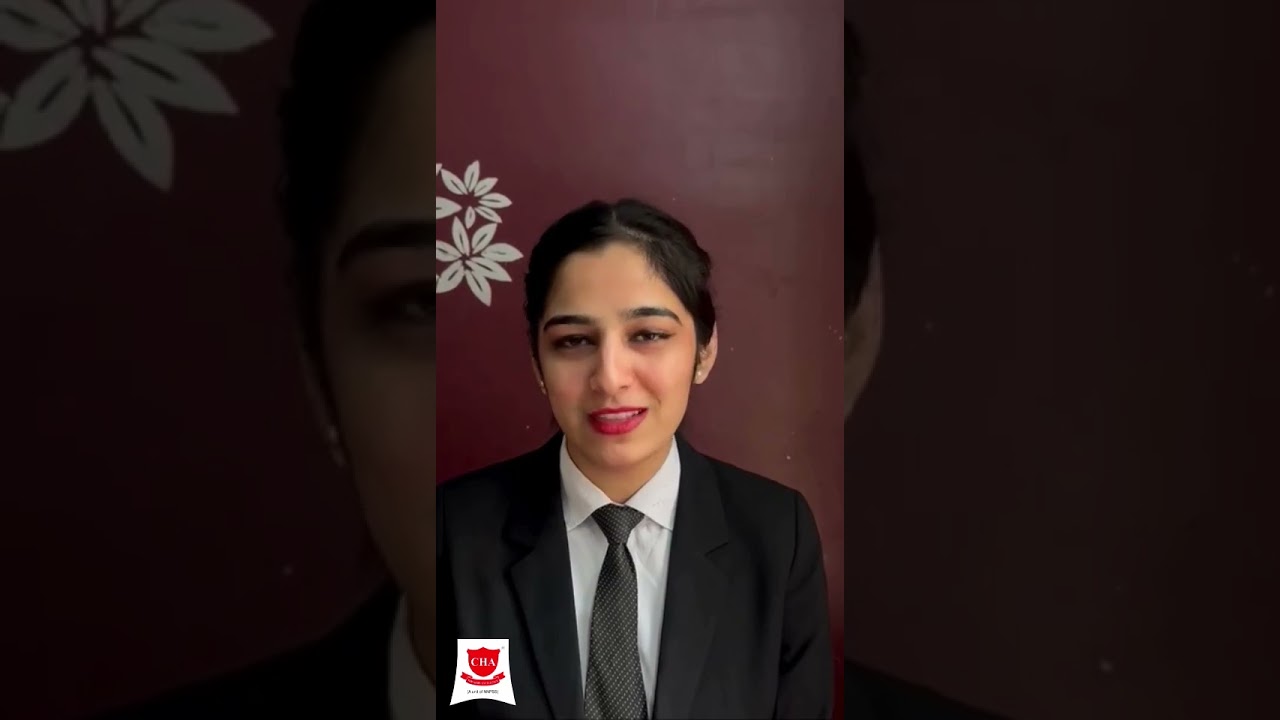 CHA Hotel Management College - Make the first move towards promising future.