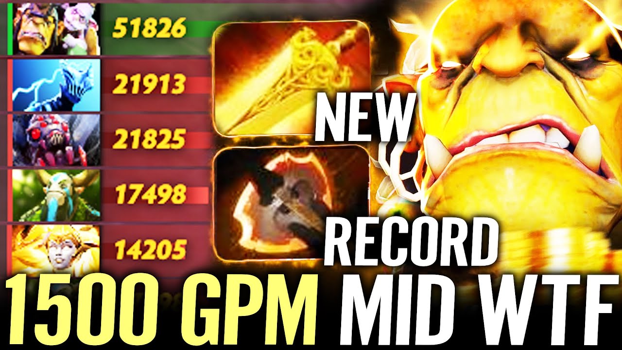🔥 1500 GPM Alchemist MID 100% NEW RECORD — Radiance + Fury Counter NP Broodmother Dota 2 Pro