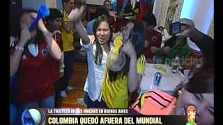 Hinchas de Colombia festejan en Buenos Aires - Telefe Noticias screenshot 1