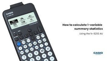 How to calculate 1-variable summary statistics