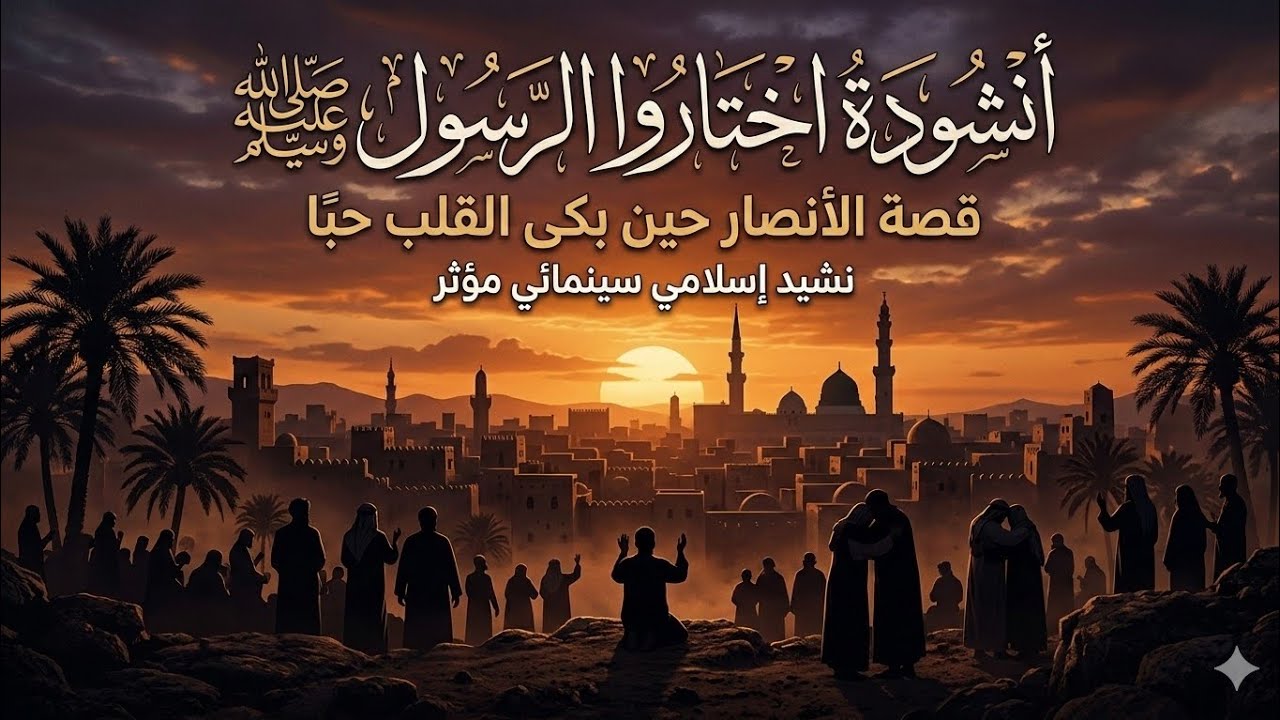 أنشودة اختاروا الرسول ﷺ | قصة الأنصار حين بكى القلب حبًا | نشيد إسلامي سينمائي مؤثر