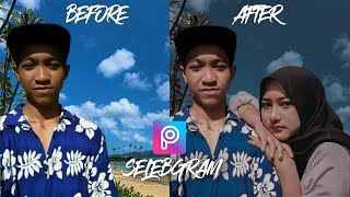 Cara edit foto bareng selebgram Cantik | @denaratnap| picsart tutorial |#2022 screenshot 2