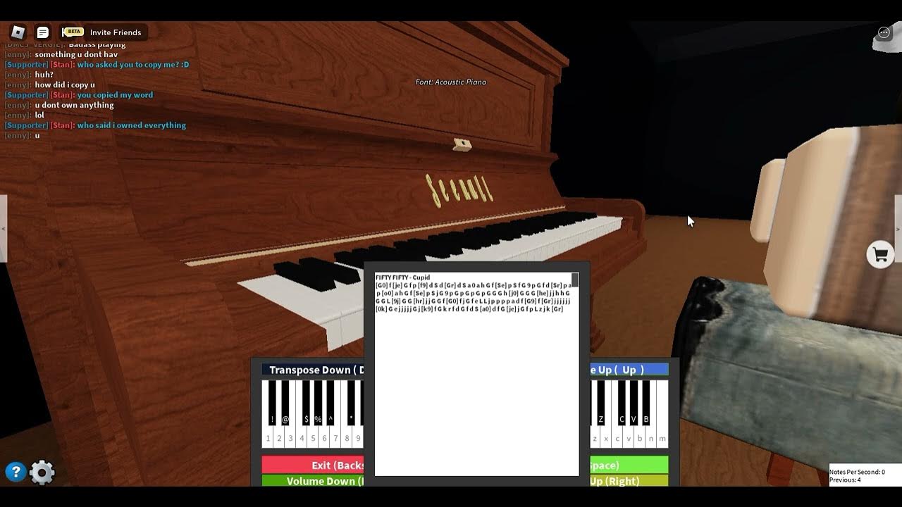 Roblox piano FIFTY FIFTY - Cupid - YouTube
