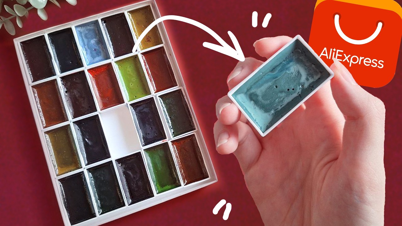 20 ОТТЕНКОВ ЧЁРНОГО // ЗАЧЕМ нужна ТАКАЯ ПАЛИТРА? // JIXIANG Акварель Обзор