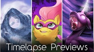 Timelapse Previews!
Heres some upcoming time lapses on future art! Timelapse Previews!
