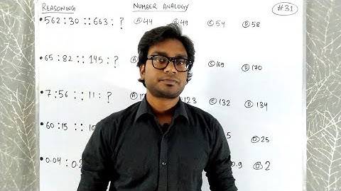 Important Reasoning Questions | Number Analogy Questions | Important for Railway group d exam | P-31