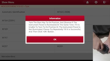 Mercedes Benz IR Key Remote Key Fob Programming by Launch IMMO Plus/Pro/Elite