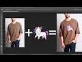 Como agregar diseos en una camisa en photoshop super facil