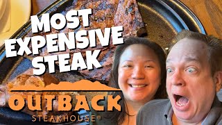 We Ate The Most Expensive Steak At Outback Steakhouse