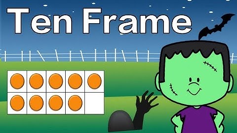 Halloween: Ten Frame Subitizing : Math Brain Break