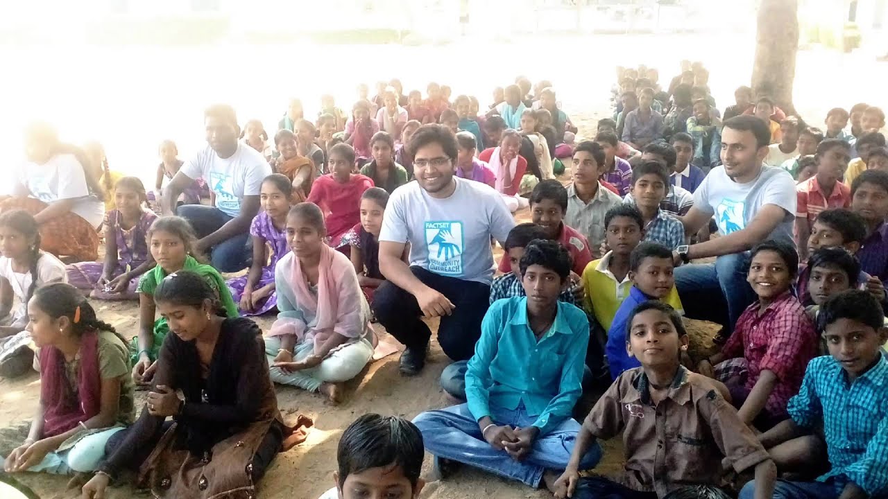 Charity initiative by FACTSET india pvt. Ltd - YouTube