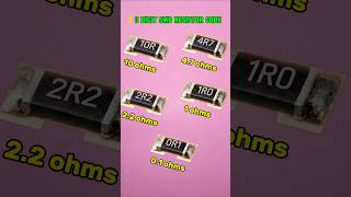 3 digit SMD resistor code #shorts #diy #electronic #experiment #automobile #technology #tv #repair