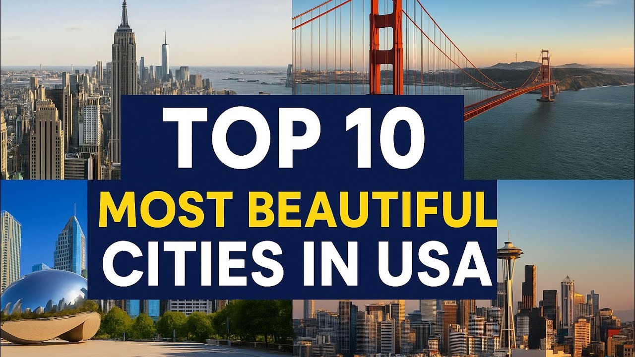 Top 10 Most Beautiful Cities in USA 🇺🇸 | Stunning American Cities You