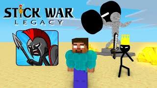 MAIZEN : HEROBRINE BODY BUILDER + STICK WAR LEGACY CHALLENGE - MINECRAFT screenshot 5