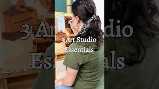 3 Things You Need In Your Art Studio  #workingartist #artstudio #artsupplies