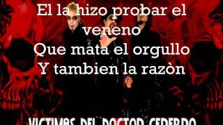 ELLA SE MUERE ''VICTIMAS DEL DR. CEREBRO'' (letra) chords