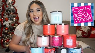 HUGE BATH \& BODY WORKS CANDLE DAY HAUL 2020 | VLOGMAS DAY 5