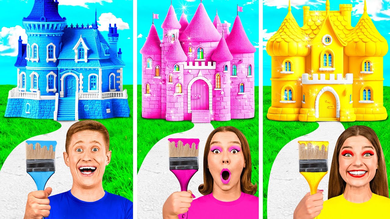 Domy Jednokolorowe Wyzwanie | Wojna Dowcip