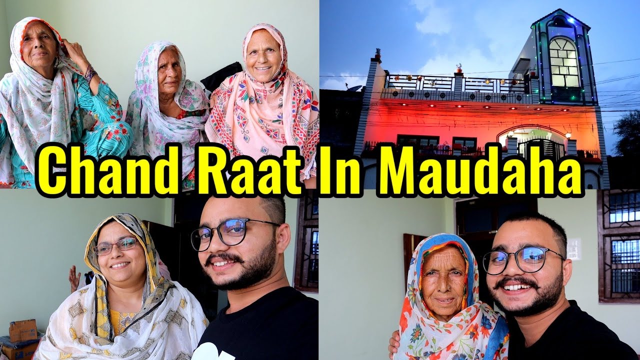 Chand Raat In Maudaha | Eid Miladun Nabi Mubarak Ho | Baji Maudaha Aa ...