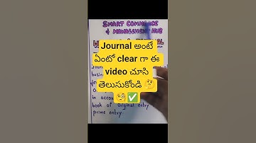 Basics of Journal in Accounting | Accounting for Beginners