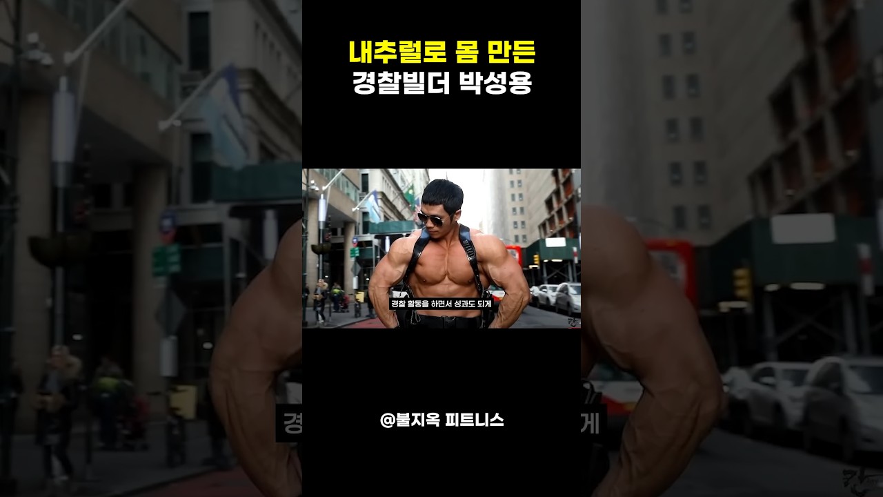 도망가던 범인도 수갑 차게 만드는 내추럴 경찰빌더 박성용 ㄷㄷ
