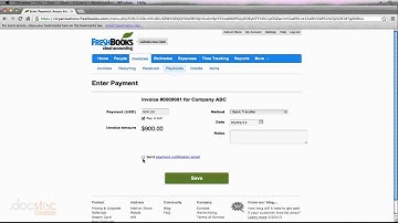 Entering A Payment On An Invoice  - Simplify Your Financials With Freshbooks