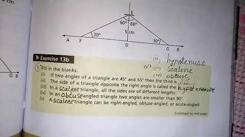Ex 13b | Q1 Q2 Q3 (part  1 4 7 ) Q4 (part 1) Q5 (part 1) | Oxford Countdown book 7 | draw triangle