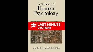 Psychometrics & Individual Differences | Chapter 7 – Human Psychology