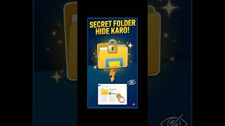 How to hide or unhide a file or folder 😱 😱 #sortsvideo