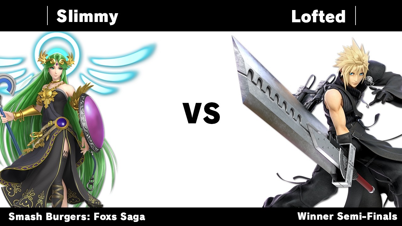 Slimmy (Palutena, Pyra/Mythra) vs Lofted (Cloud) | Smash Burgers: Foxs Saga - Winners Semi Final