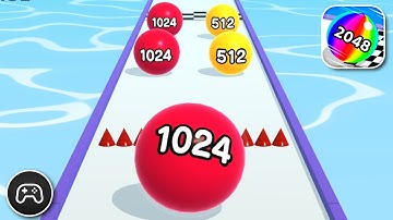 Ball Run 2048 - Gameplay Walkthrough Part 44 - Balls Game Levels 450-456 (iOS, Android)