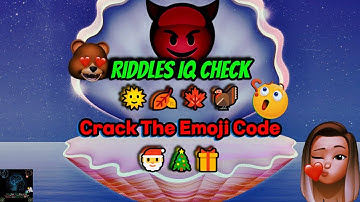 Emoji Riddles Challenge | Decode the Emojis | Test Your Emoji IQ with These Mind Boggling Riddles