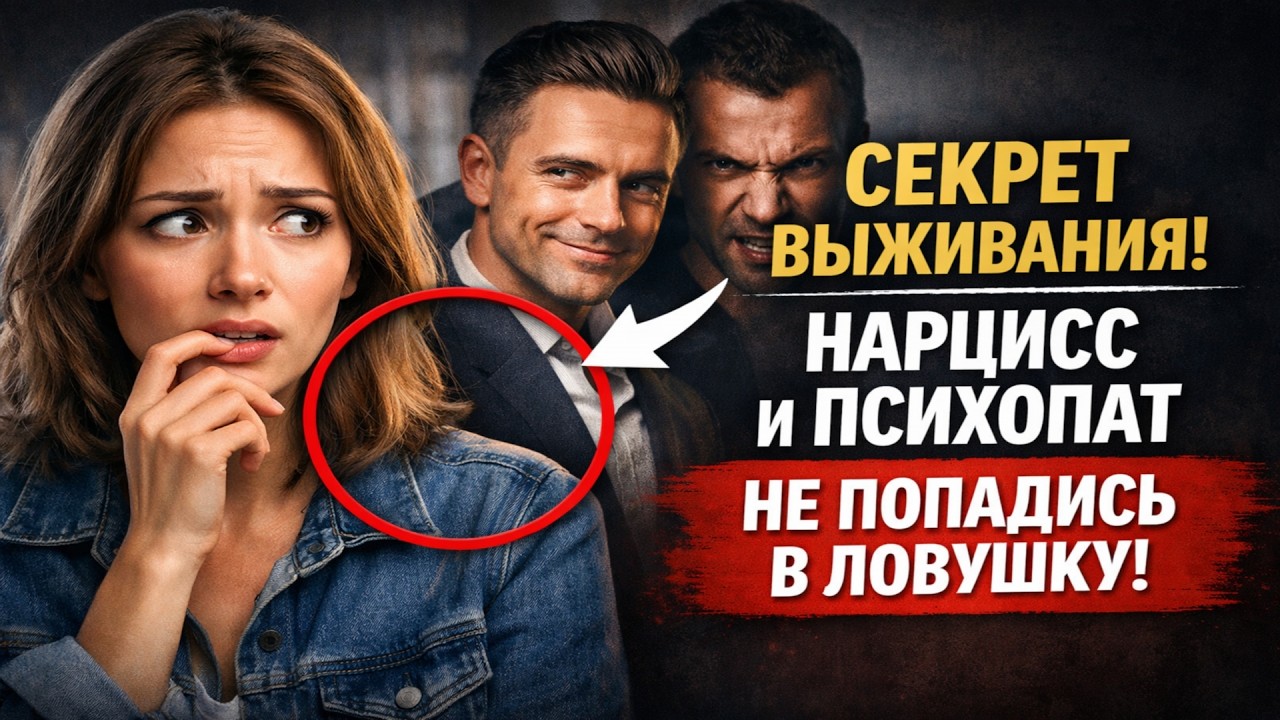СЕКРЕТ ВЫЖИВАНИЯ: Как общаться с Нарциссом и Психопатом (И не дать им разрушить вашу жизнь)