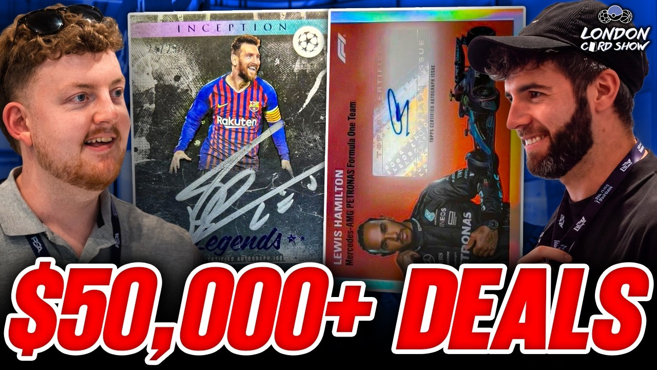 $50k in DEALS on FIRST Day of London Card Show!