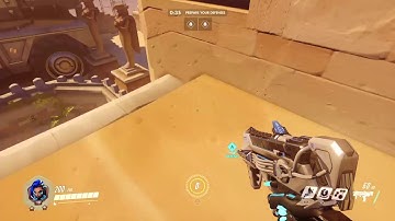 Overwatch Temple of Anubis outside of map glitch.