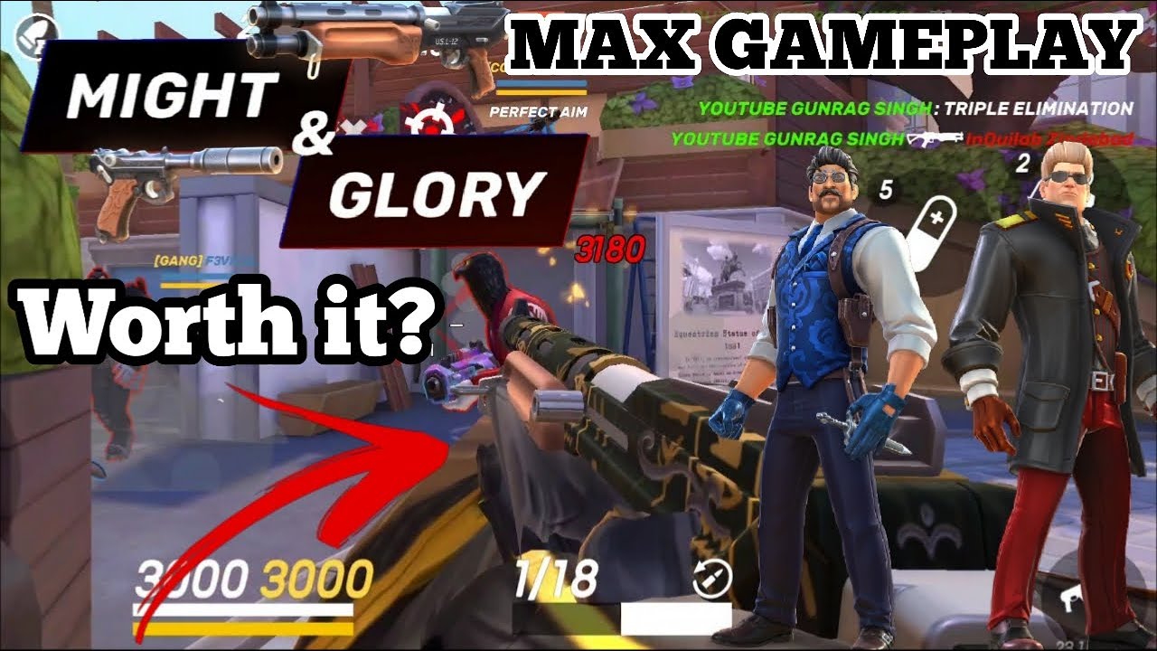 GUNS OF BOOM - NEW WEAPONS MIGHT & GLORY WORTH IT ? MAX GAMEPLAY CORP. WARS: ORIGIN