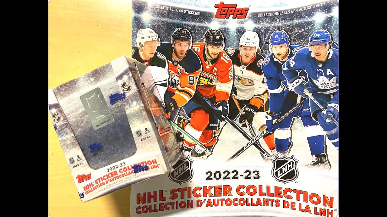 Topps 2022-23 NHL Sticker Collection Pack