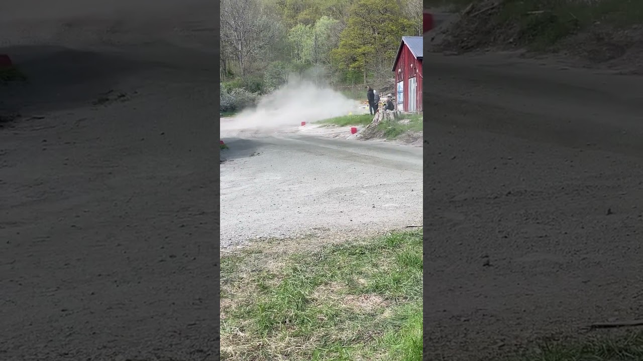 Rare rally car at Dynamitbacken!