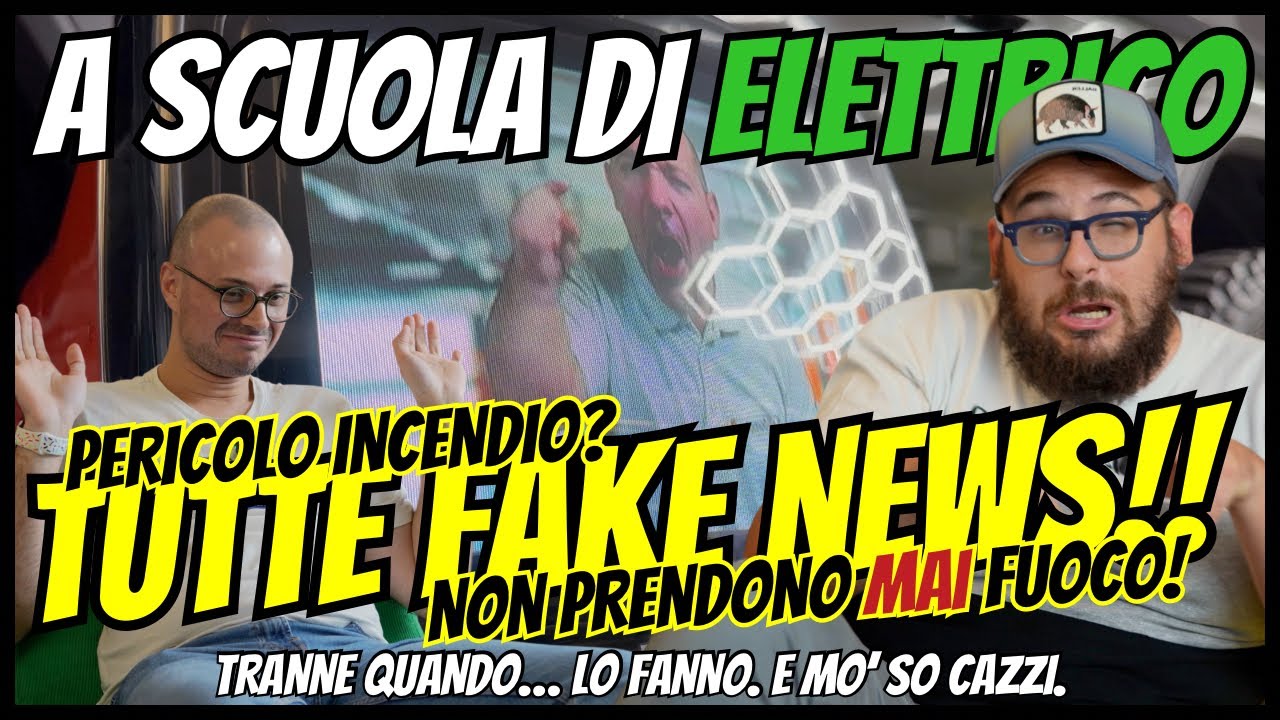 BEV, PERICOLO INCENDI: uguali alle TERMICHE?! | Dissing Pellegrini-VaiAvanti, noi dalla parte GIUSTA