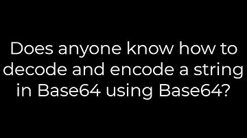 Java :Does anyone know how to decode and encode a string in Base64 using Base64?(5solution)