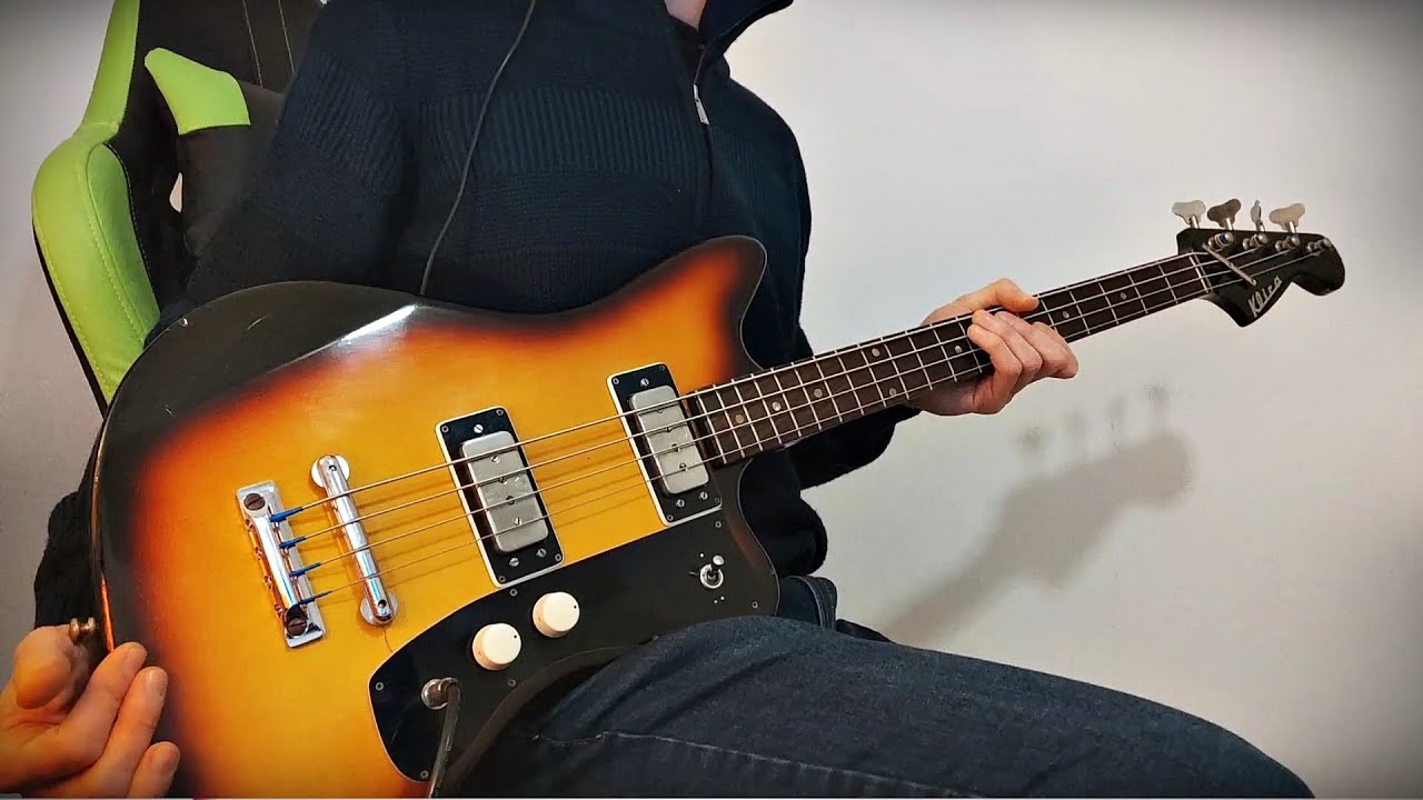 Old Blues with an old Klira Kentucky Bass '60s Made in Germany