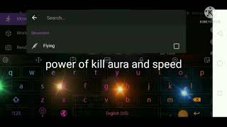 power of kill aura and speed (toolbox)
