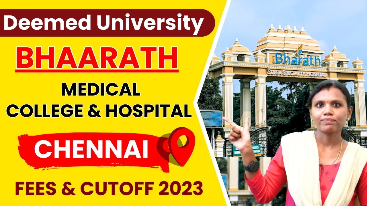 bhaarath medical college cut off 2023 | #mbbs #neet2024 #medicalcollege ...